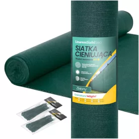   Senčilna mreža za zasenčenje 90% Linarem SiatkiNets zelena 1,2m x 50m