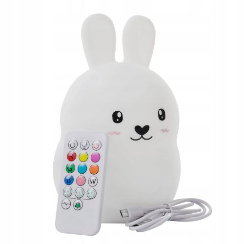 Lučka za Otroke SEVERNO Kids | Mehka Silikonska Nočna Lučka z RGB LED Lučmi USB + Daljinskim Upravljalnikom