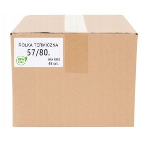 Termalne role 57x80 za fiskalne blagajne - Paket 48 kosov