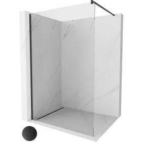   MEXEN Kioto Walk-in Shower Wall 100x200 cm, 8 mm Glass Thickness, Transparent, Chrome