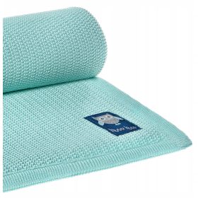   Luksuzna bambusova odeja za dojenčke 80 x 100 cm - Naravni odtenki zelene