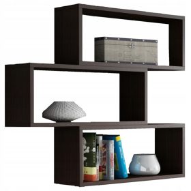 Pametna viseča polica Matkam 65 x 21 cm wenge