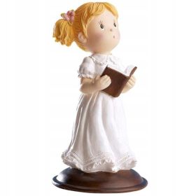   Figurica za torto "Komunija Dekorativna Djevojčica s molitvenikom", Dekora, 12 cm