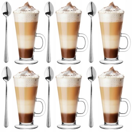 Kavni set Caffe Latte Glasmark 250 ml - 6 kosov