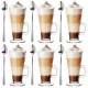 Kavni set Caffe Latte Glasmark 250 ml - 6 kosov