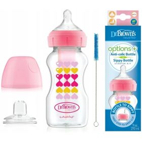 Dr Brown's Options+ 2v1 STEKLENICA 270 ml 6m+ UST