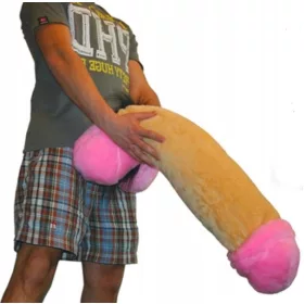   PLIŠASTI MOŠKI ORGAN 75cm XXL DARILO ZA DEKLETO staro 18 let