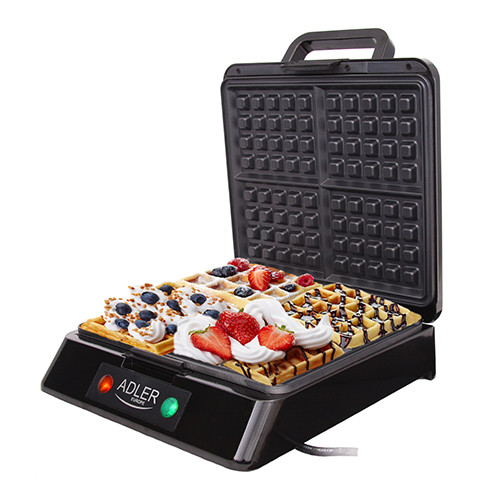  Adler AD3036 pekač za vaflje 1500 W srebrno/siv