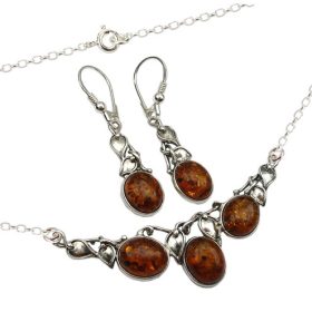 Marko-Lux kp78k rjavi nakit set