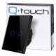 Dotik stikalo za luč Adelid Touch Black QB.W2-TOUCH