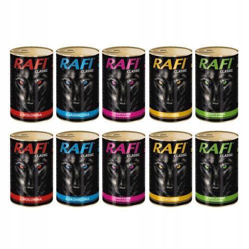Rafi premium mokra hrana za pse divjačina 1,24 kg