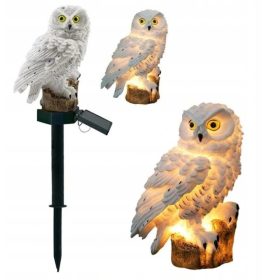   Sončna LED svetilka SOWA z dekorativnim IP65 | LAMPA SOLARNA SOWA OGRODOWA LED wodoodporna Ogród z czujnikiem zmierzchu | Sončna LED svetilka SOWA je popolna dekoracija za zunanji prostor vašega vrta.