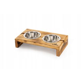  Nobledog bež kovinsko stojalo za skledo 0,45 l