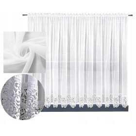 Eleganten voile zavesa s široko gipuro 300 cm x 160 cm
