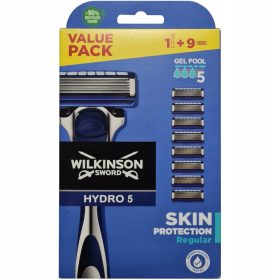   Wilkinson Sword Moški Britvica Hydro5 Skin Protection Set za Britje 9x Kartuš + Ročaj