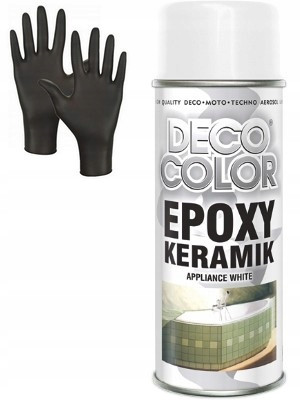 BELA EPOXY KERAMIČNA BARVA ZA KOPALNE KADI V SPREJU