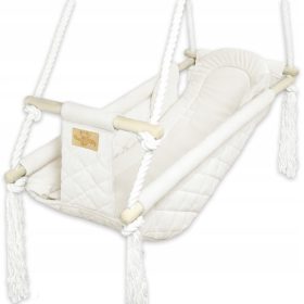 Otroška gugalnica KiziaMizia Velvet 3v1 "Siva"