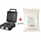 Gofr pekač MPM MGO-24 BLACK HIGH POWER 1400W MOČAN + prašek za gofri 0,5 kg