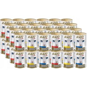  RAFI CAT Premium mokra hrana za mačke - Mešanica okusov, 48x415g