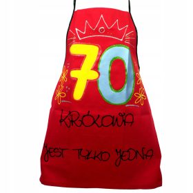 Fartuszek z ręcznie malowanym wzorem dla specjalnych okazji