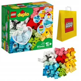 LEGO Duplo Srčkasta Škatla 10909 + LEGO Vrečka