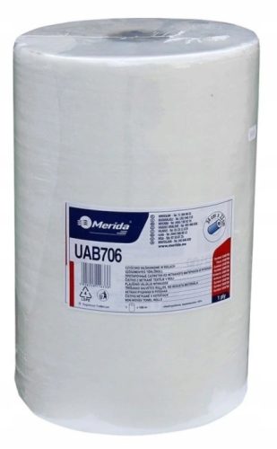 Merida UAB706 bombažna čistilna krpa, bela, 100 m