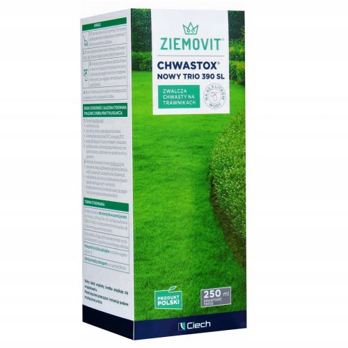 ZIEMOVIT CHWASTOX TRIO 390 SL - Učinkovit herbicid proti plevelu za vaš travnik, 250 ml