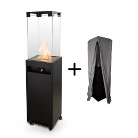 Prostostoječi plinski kamin Planika 8 kW 36 x 150 x 36 cm