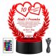 LED NOČNA LUČKA ZA OBLETNICO POROKE ZA STARŠE
