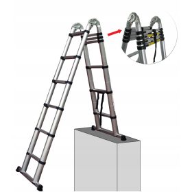 Handymaster lestev 4,6 m aluminij 1 x 12 do 150 kg