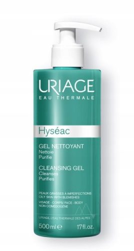 Uriage Hyseac čistilni gel za obraz in telo, 500ml
