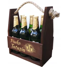 Nosilna škatla za pivo z gravuro za rojstni dan B