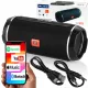 Bluetooth zvočnik BLOW BT460 2×10 W FM radio USB SD AUX prenosni boombox 2000 mAh črn