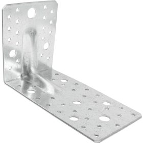 Kotnik iz jeklene pločevine z zarezo - ojačan