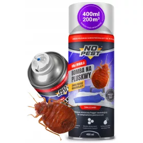   Bomba No Pest 400 ml – meglica proti stenicam, ščurkom, pajkom in drugim insektom, ultra močna, zelena