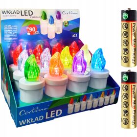   ELEKTRIČNI VLOŽEK ZA GRANE NA BATERIJSKO NAPAJANJE Z LED DIODAMI