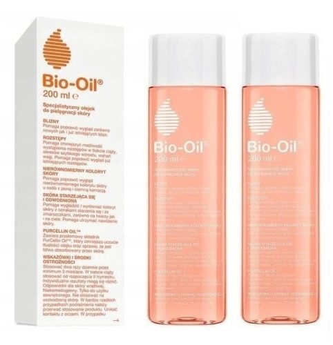 Olje Bio-Oil za nego kože 2x200 ml - učinkovito proti brazgotinam in strijam