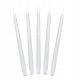 Komunijne in krstne sveče Simple, 24 cm, 10 kosov, bele