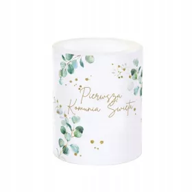 Sveča za obhajilo z vonjem evkaliptusa, velika veja