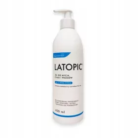 LATOPIC Gel za umivanje las in telesa 400 ml