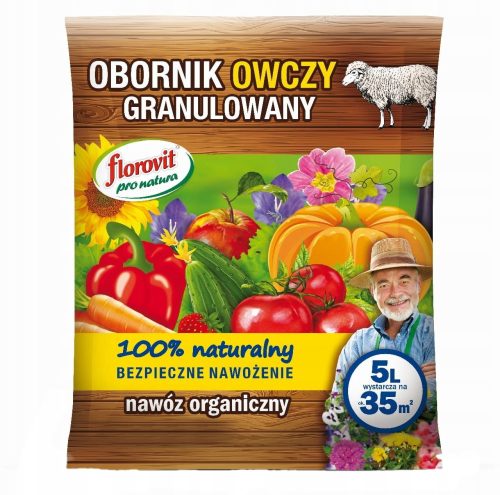 Florovit Pro Natura obornik owczy granulowany 5l