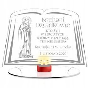 Stojalo za spomenik z angelsko posvetilo