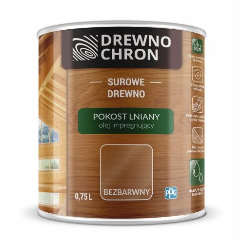 Impregnacijski premaz za les Drewnochron Linen lak 750 ml