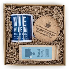   Darilni set "Delovna harmonija" s čajem in skodelico