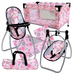 Stolček za hranjenje punčke Doris DM9397