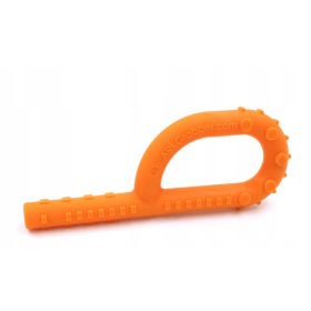    ARK Therapeutic silikonsko ortodontsko grizalo oranžnih odtenkov