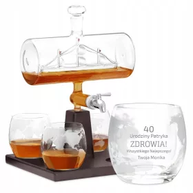 WHISKY KARAFKA Z GRAVIRANJEM