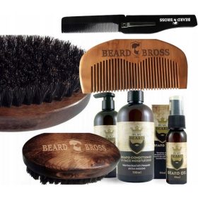  BY MY Beard Set za brado + krtača za brado Bross