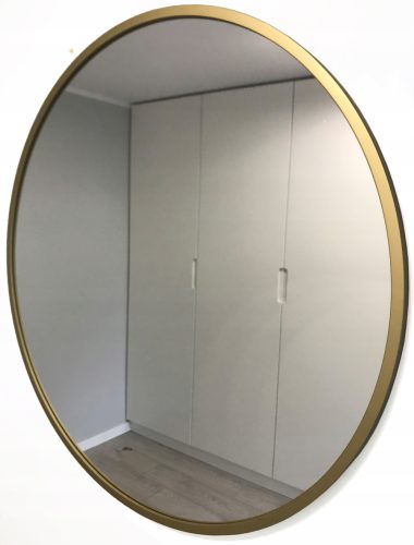 Kroglo zlato ogledalo Lawabo Loft 100 cm zlato