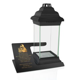 SVETILKA ZA GROBOVE Z DEDIKACIJO + XXL LAMPION